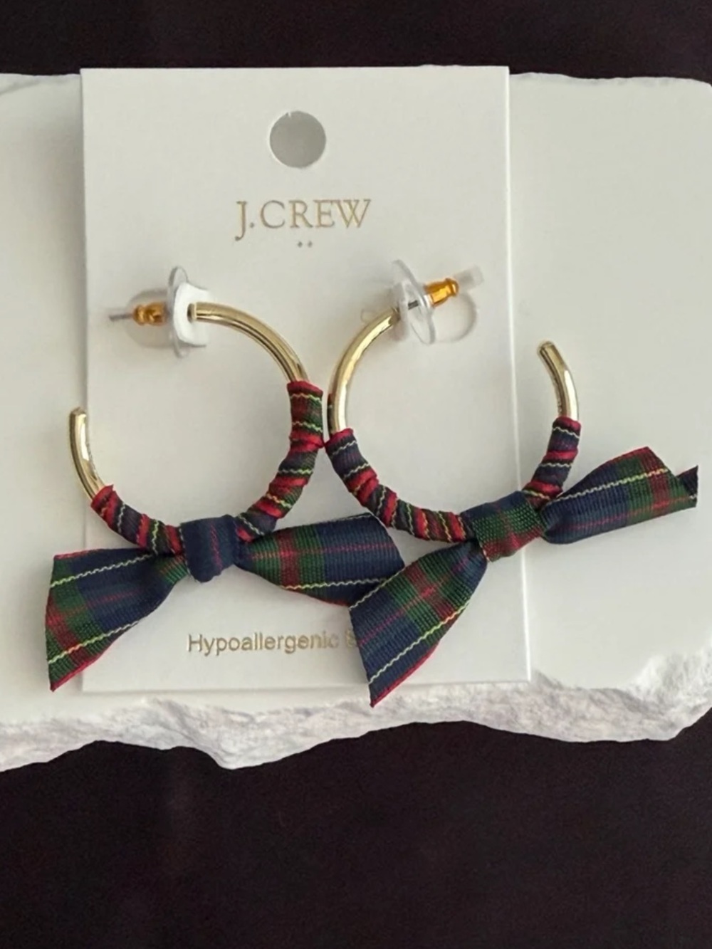 J. Crew Factory Ribbon Wrapped Hoops - Picture 5 of 10
